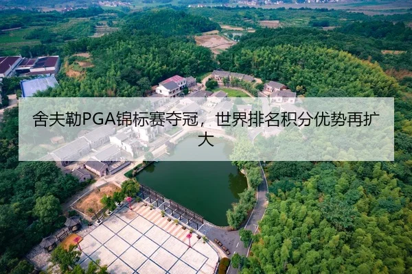 舍夫勒PGA锦标赛夺冠，世界排名积分优势再扩大